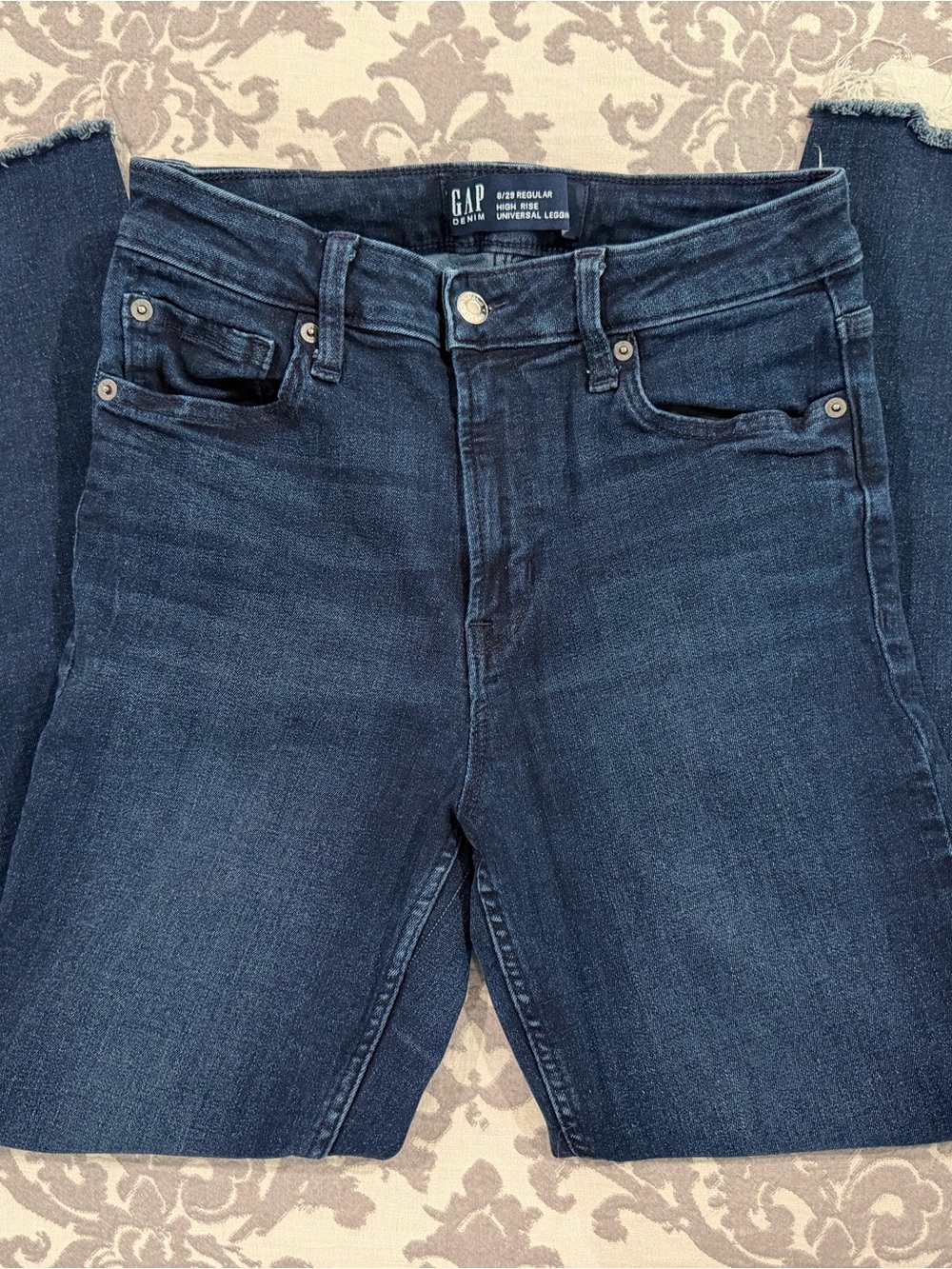 GAP Women's Dark Indigo High-Rise Jeans
